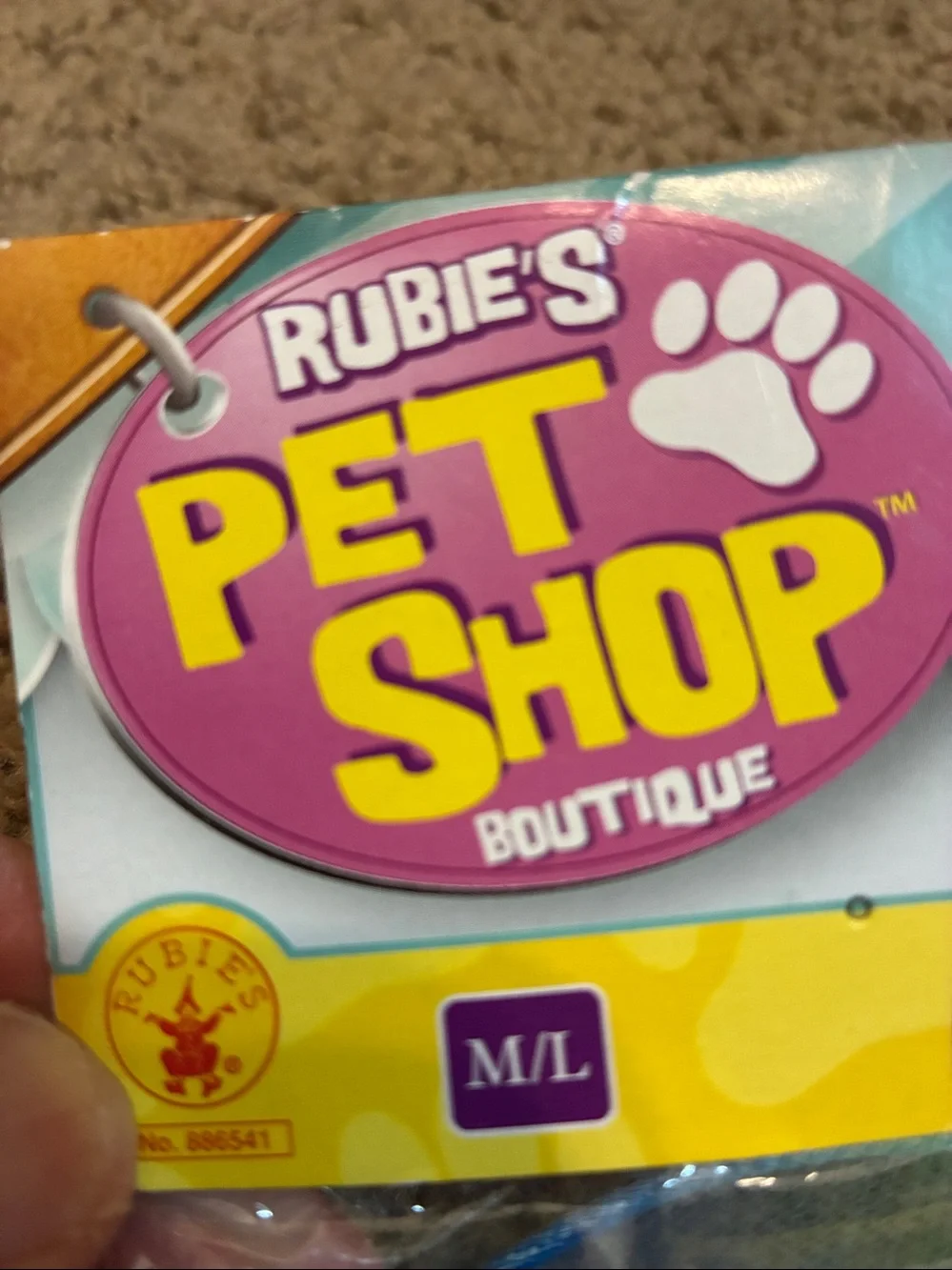 Rubie's Pet Shop Boutique Blue and Purple Fairy Wings